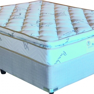 Bamboo pillow top base set Double